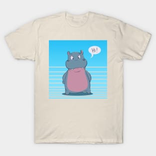 Hi my name hippo T-Shirt